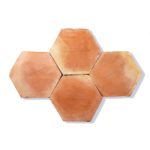 Baldosas de Barro Cocido Hexagonales Terracotta 2