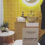 Azulejo Amarillo rustico en baño