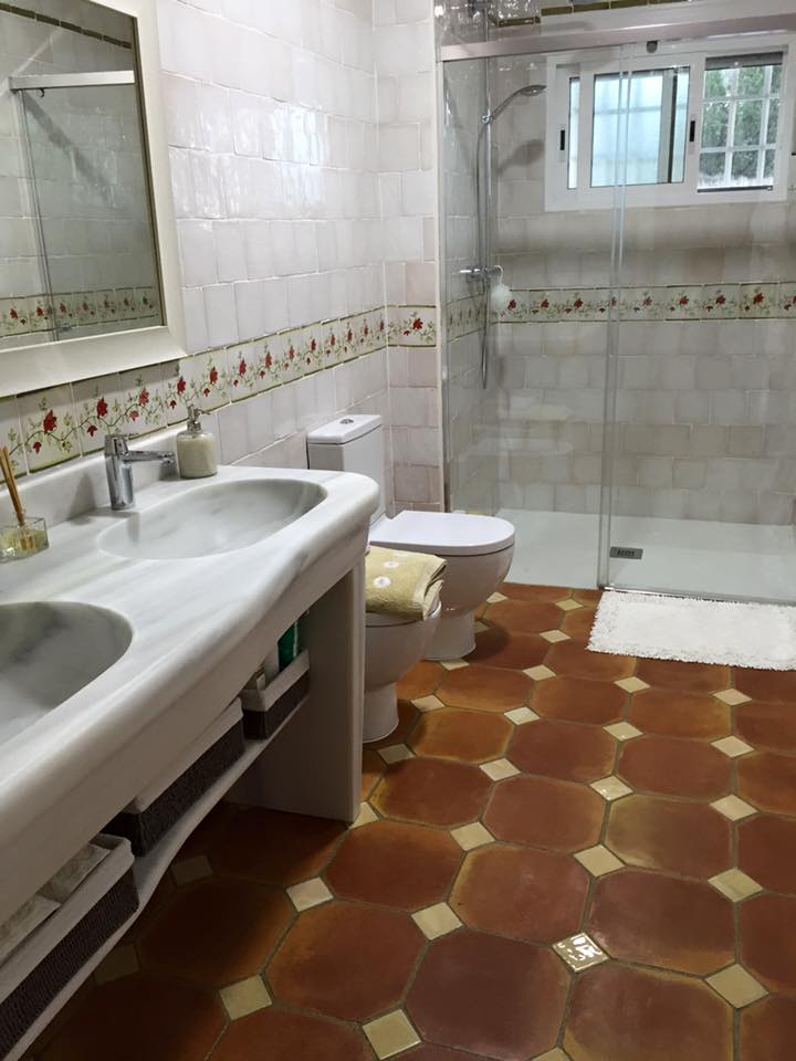 azulejos para baños rusticos